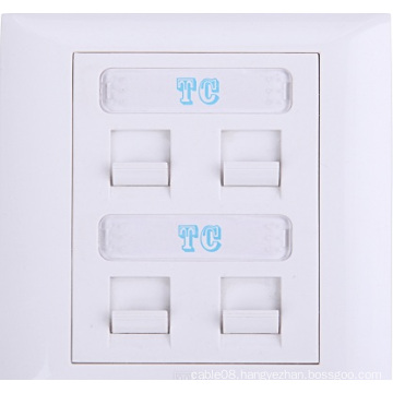 Ce Certificate 4-Digit Flat Faceplate